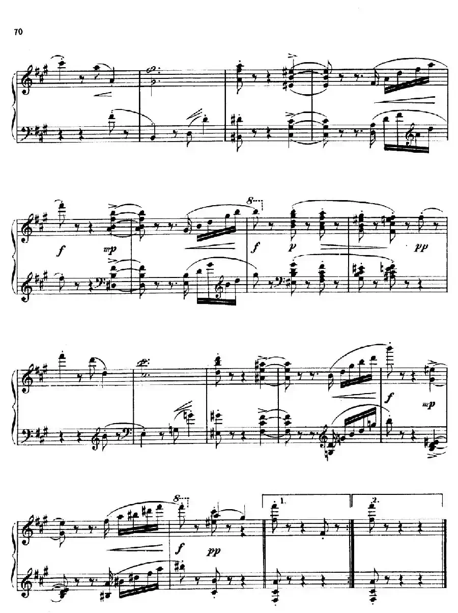 24 Characteristic Pieces Op.36（24首性格小品·14）