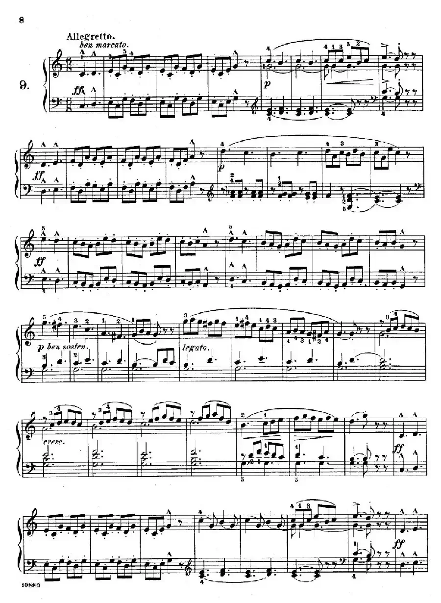 Etudes Enfantines Op.37（儿童钢琴练习曲 第7——10首）