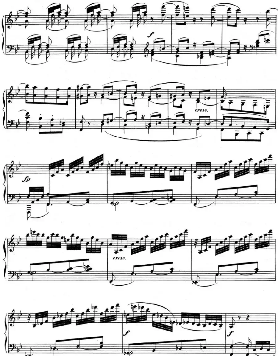 贝多芬钢琴奏鸣曲11 降B大调 Op.22 B-flat major