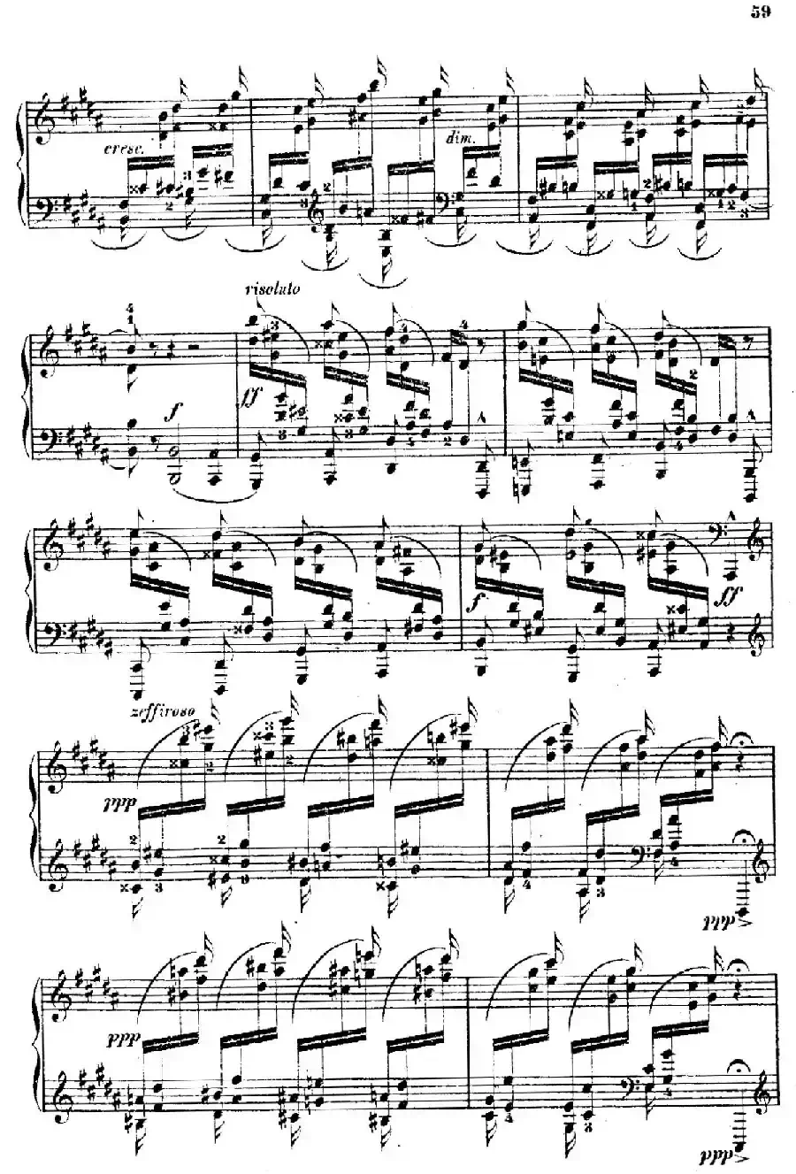 Douze Etudes de Salon Op.5（12首沙龙练习曲·12）