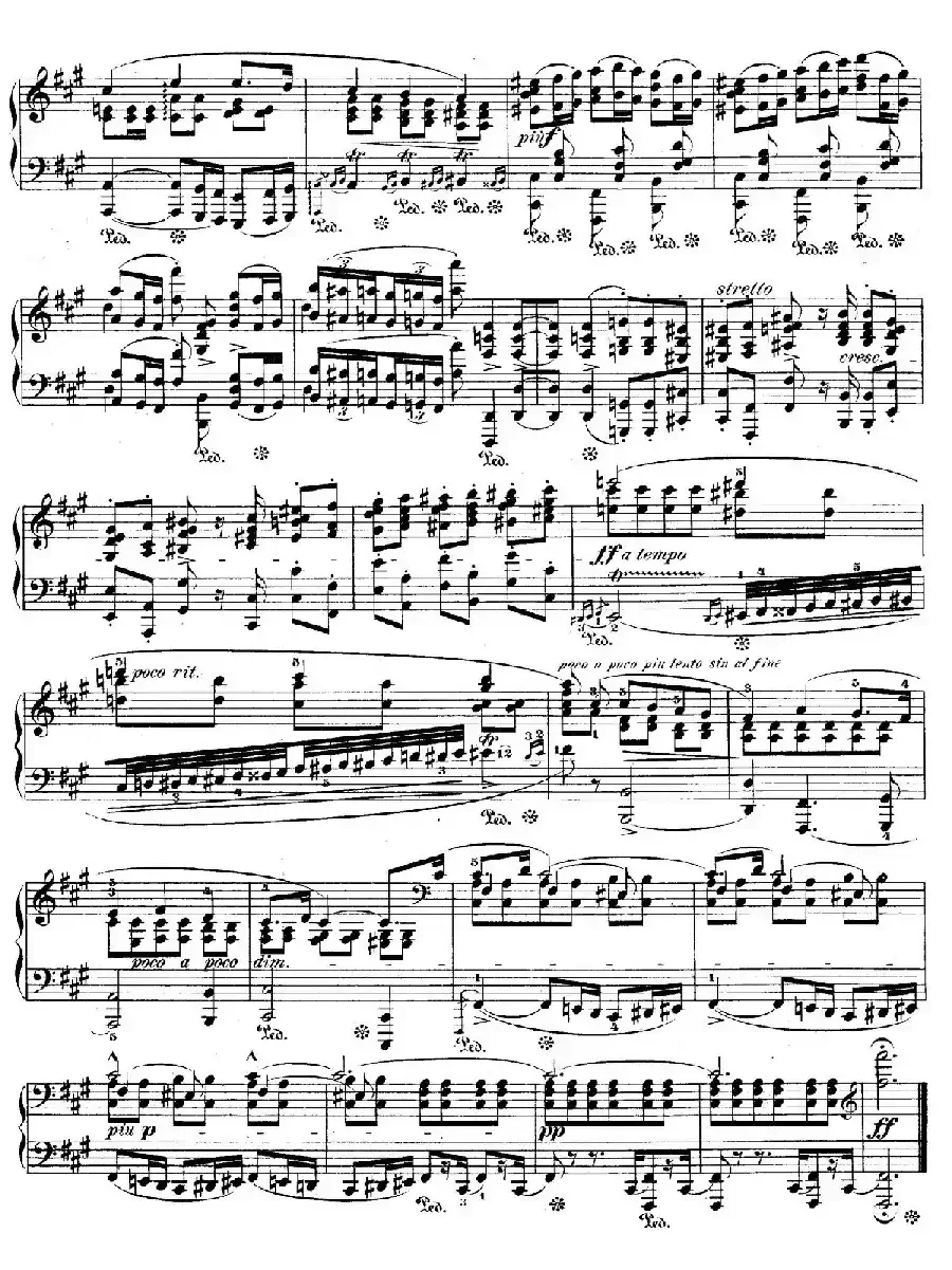 Polonaise in f-Sharp Minor Op.44（升f小调波兰舞曲）