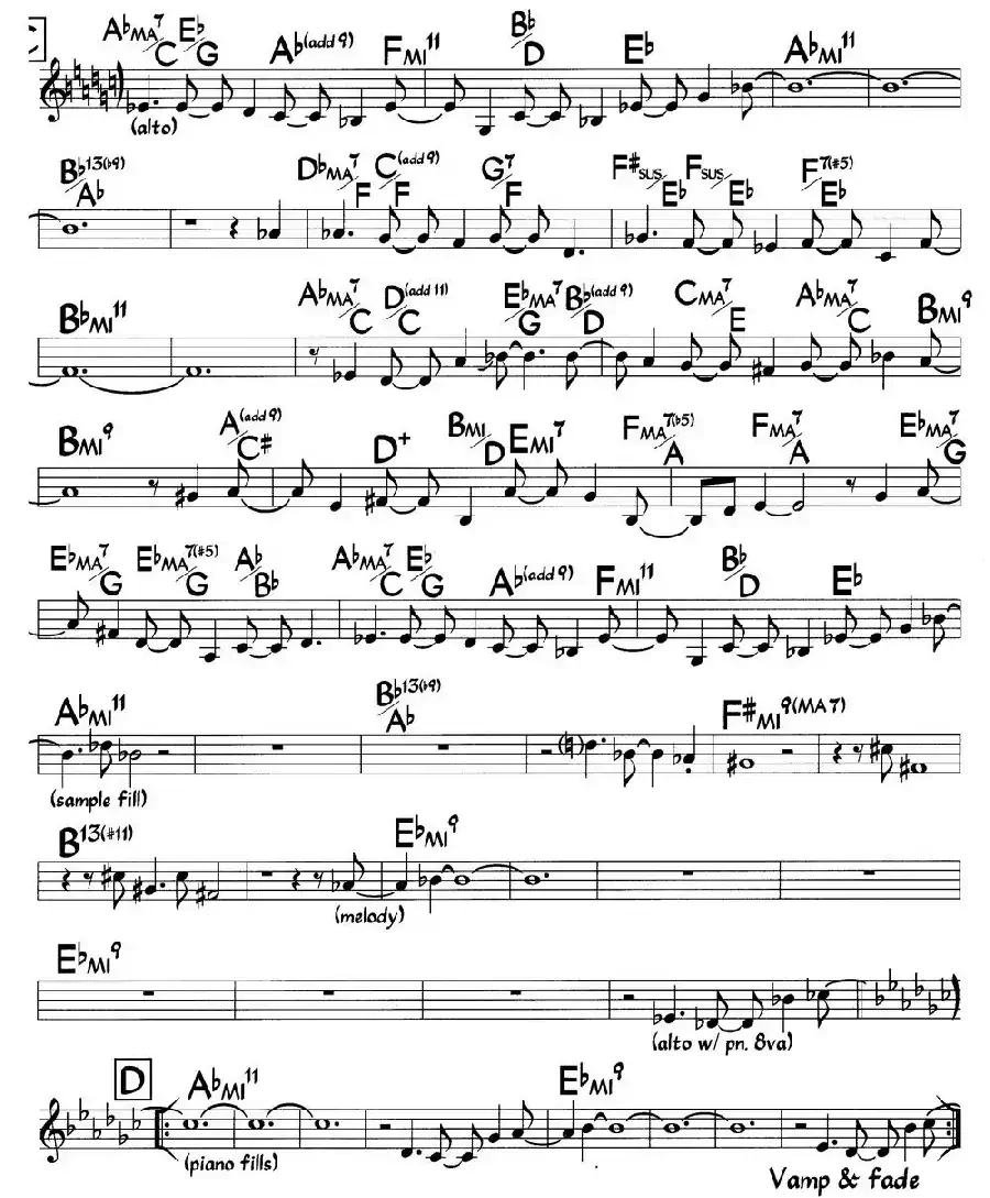 Geraldine（杰拉尔丁）（爵士钢琴曲）