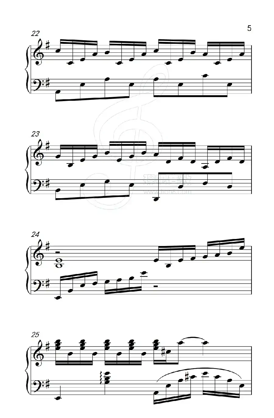 我等到花儿也谢了(《弹吧音教》制谱版)