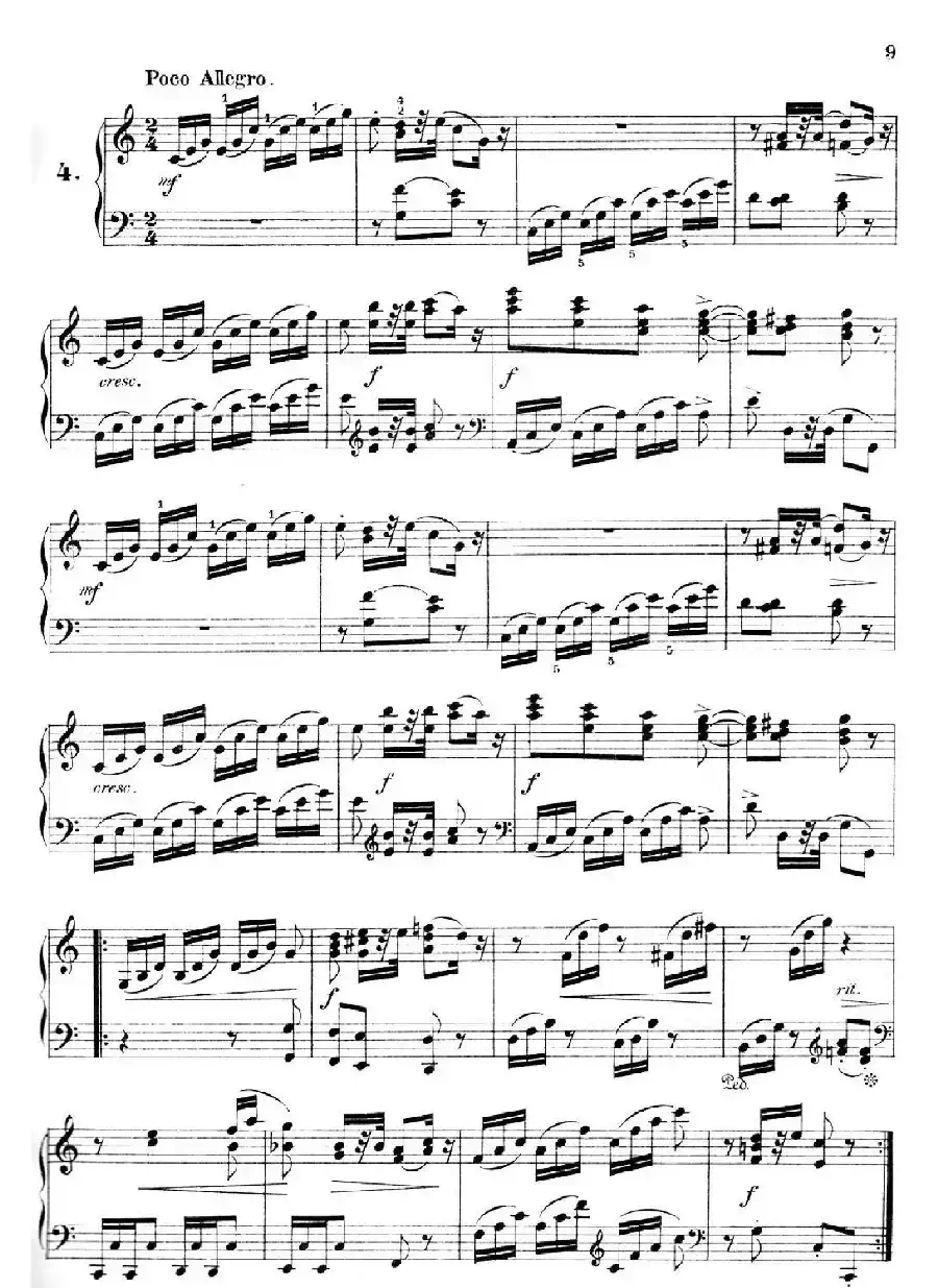 36 Etudes Rhythmiques et Melodiques Op.105（36首节奏与旋律练习曲 1—5）