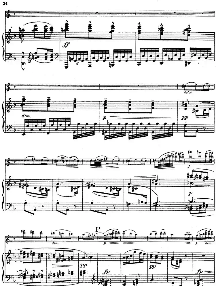 德沃夏克作品53号A小调协奏曲 (小提琴和钢琴)