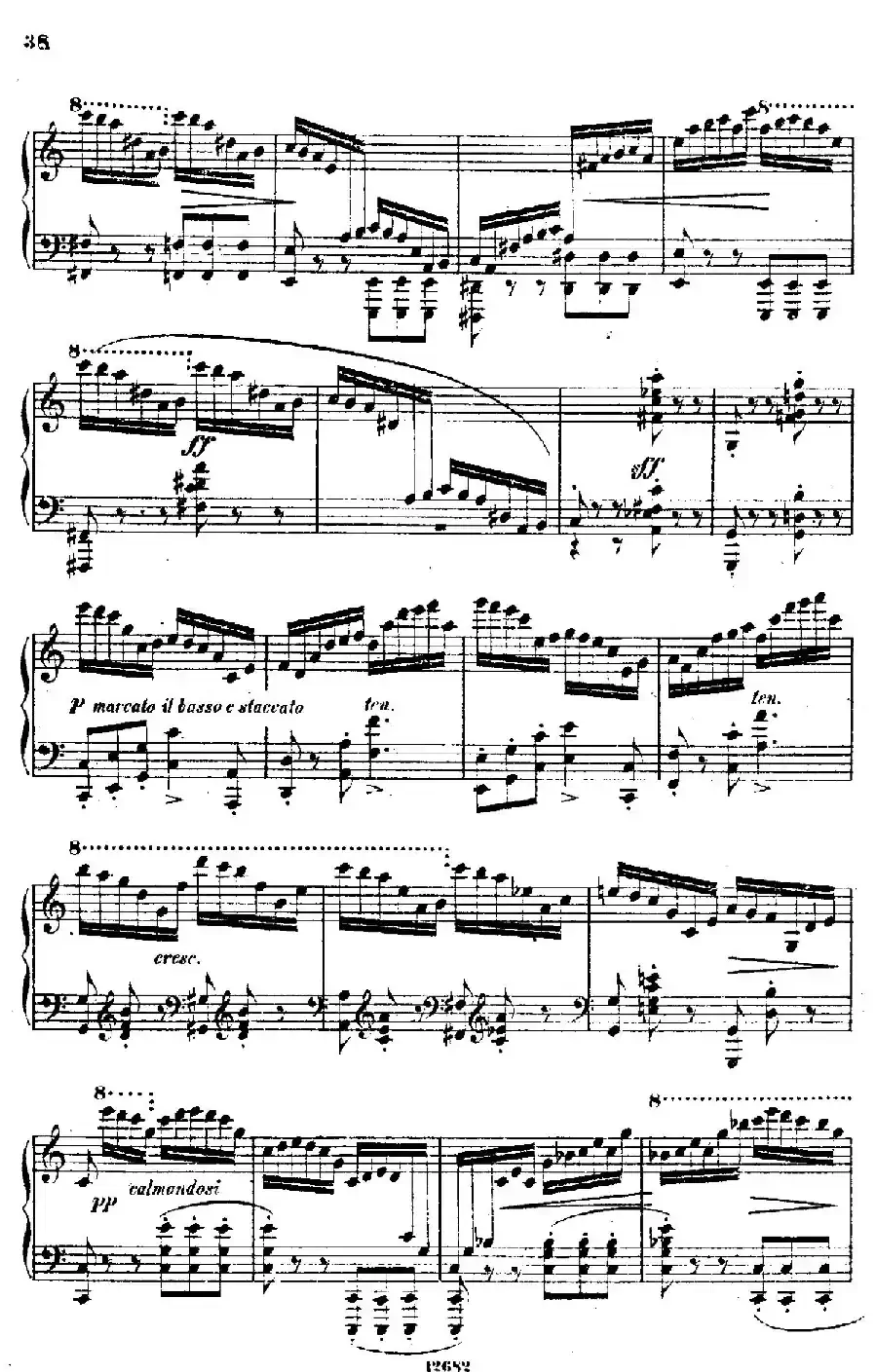 Douze Etudes de Salon Op.5（12首沙龙练习曲·7）