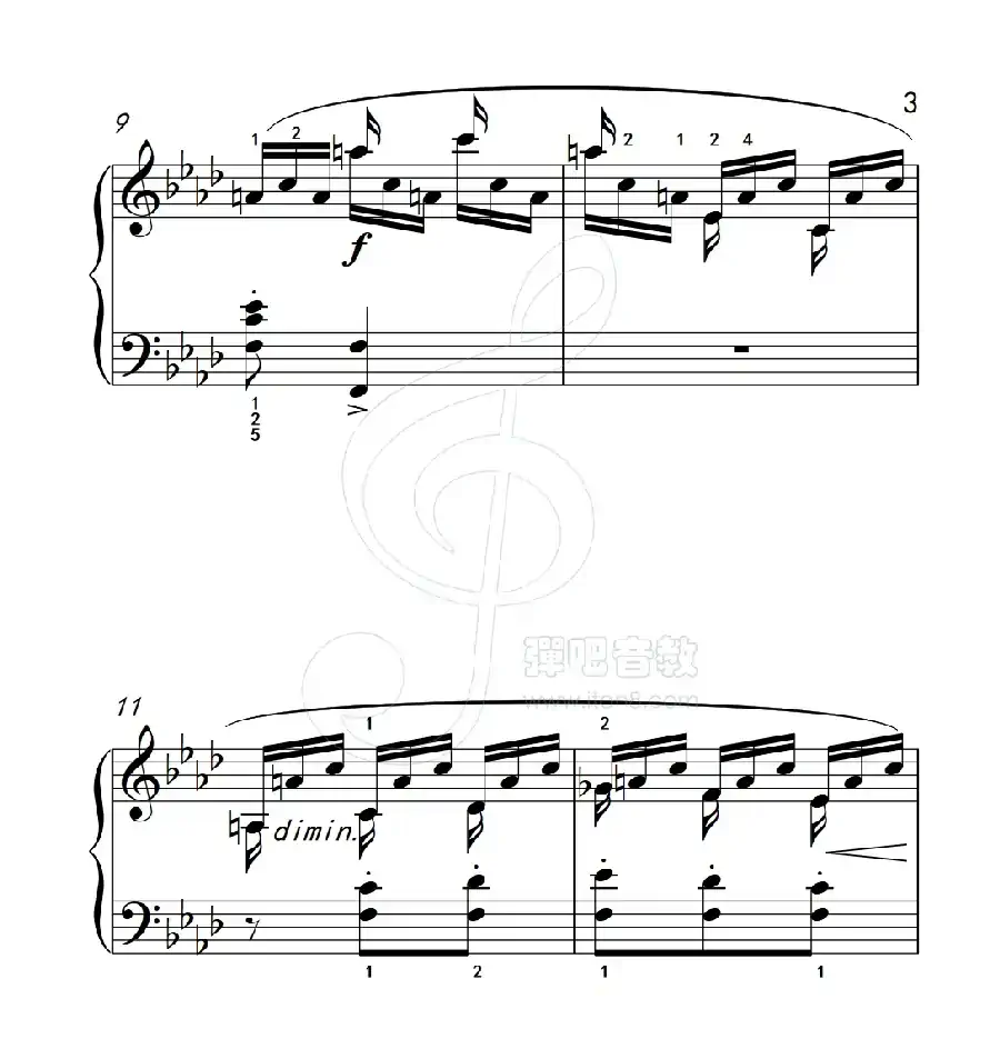 练习曲 57（克拉莫钢琴练习曲60首）