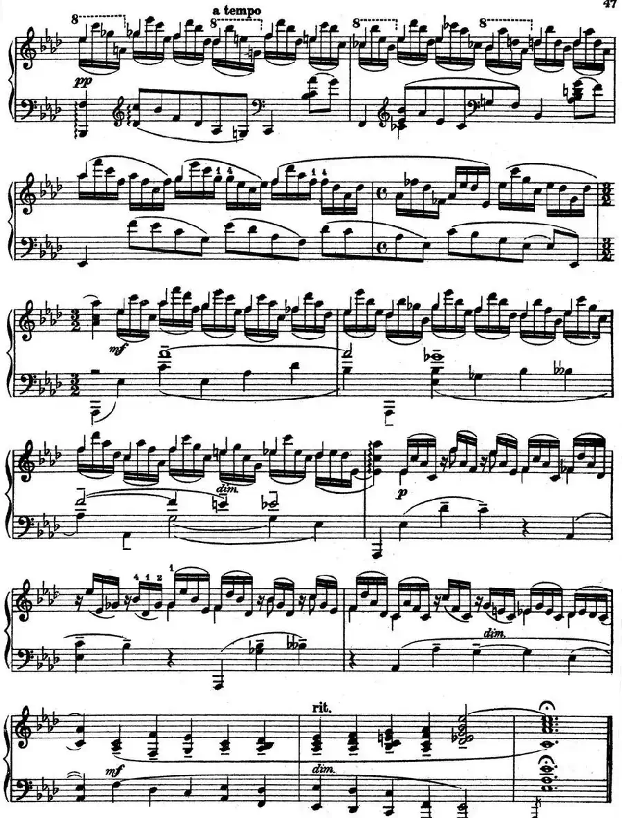 10 Preludes Op.23（拉赫玛尼诺夫10首前奏曲·Ⅷ）