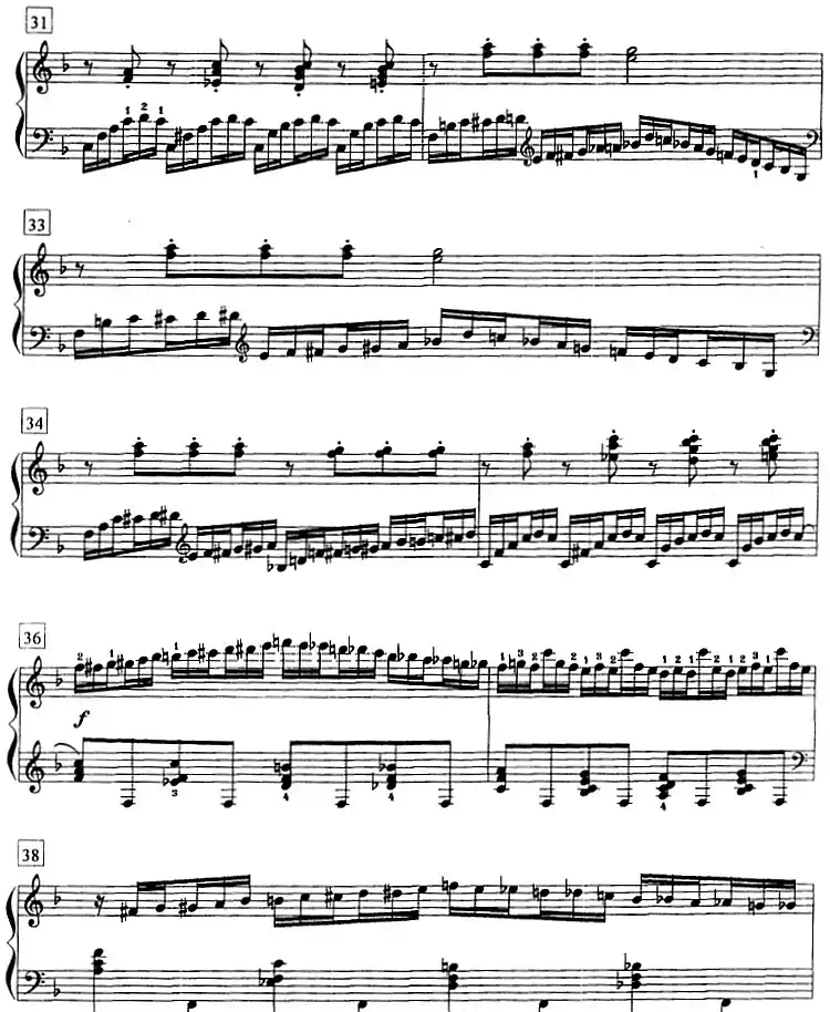 钢琴教程第七级 练习曲（Op.72 No.6）
