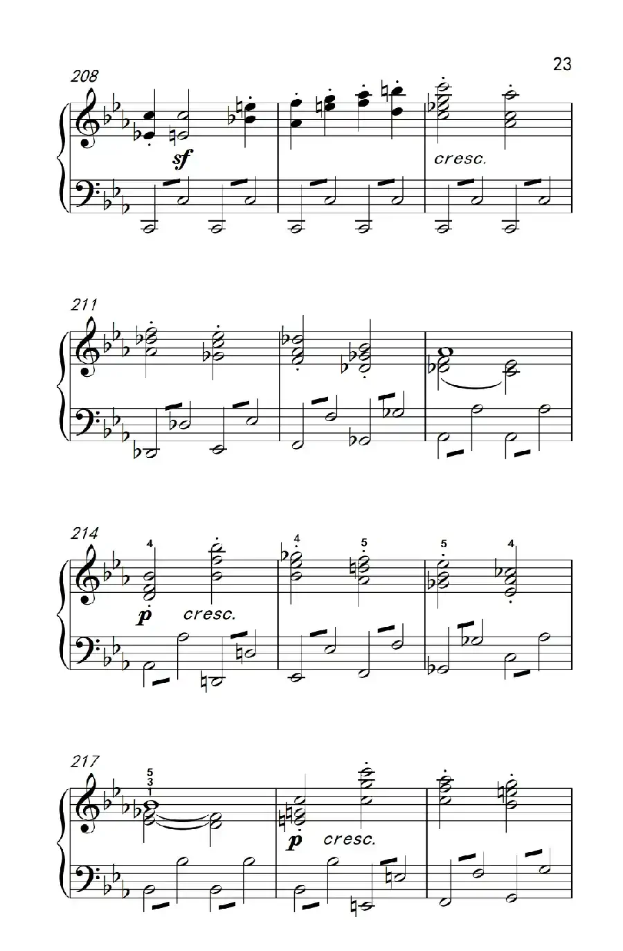 第八钢琴奏鸣曲（悲怆） 极慢的慢板序奏转辉煌的快板