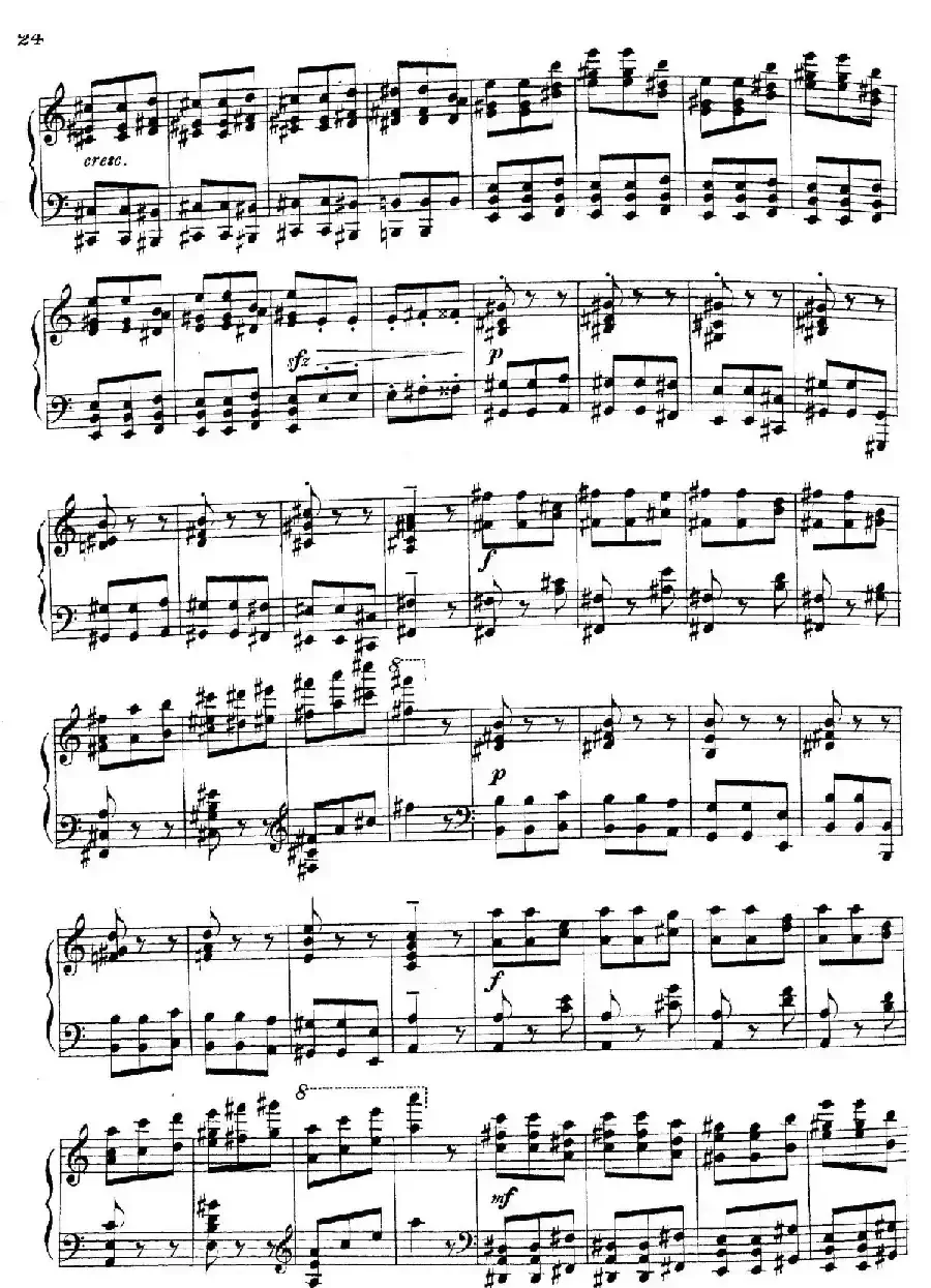 3首音乐会练习曲（Three Concert Etudes Op.24）（Ⅲ）