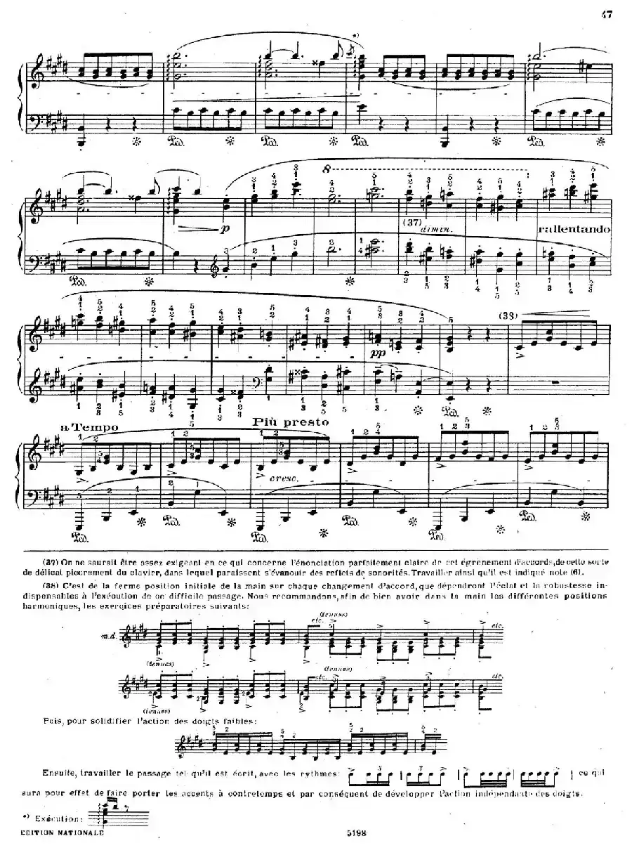 Scherzo No.4 in E Major Op.54（E大调第四谐谑曲·柯尔托教学版​）
