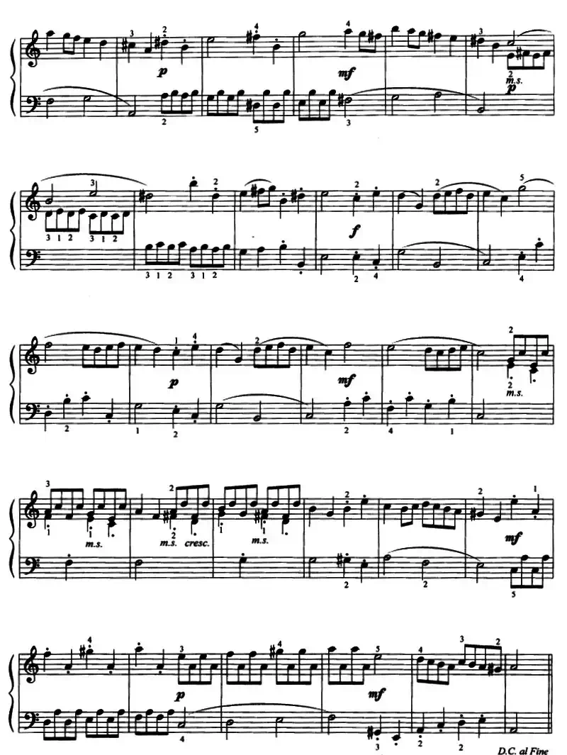加伏特舞曲（[德]G·泰勒曼作曲版）
