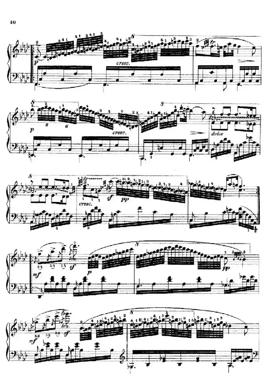 School of the Virtuoso Op.365（60首钢琴高级练习曲·15）