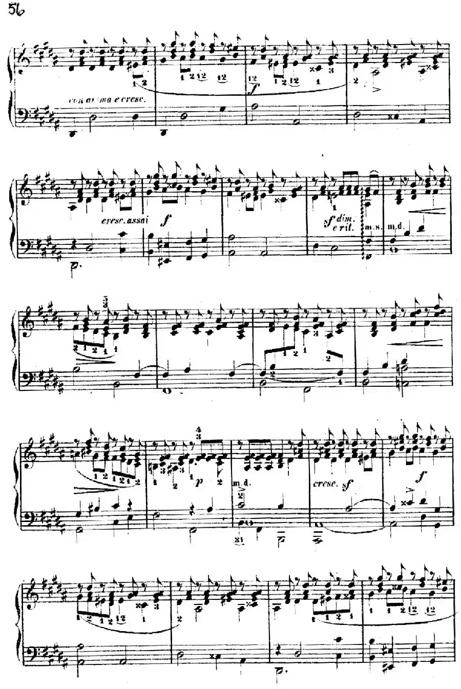 Douze Etudes de Salon Op.5（12首沙龙练习曲·11）