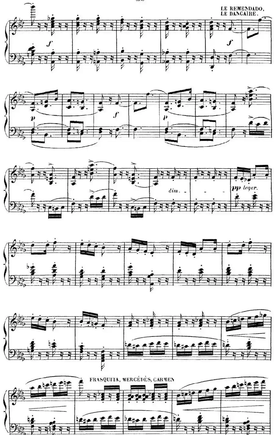 Carmen for Solo Piano（卡门全剧钢琴独奏版）（No.15）