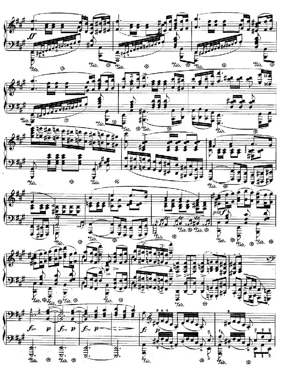 Polonaise in f-Sharp Minor Op.44（升f小调波兰舞曲）