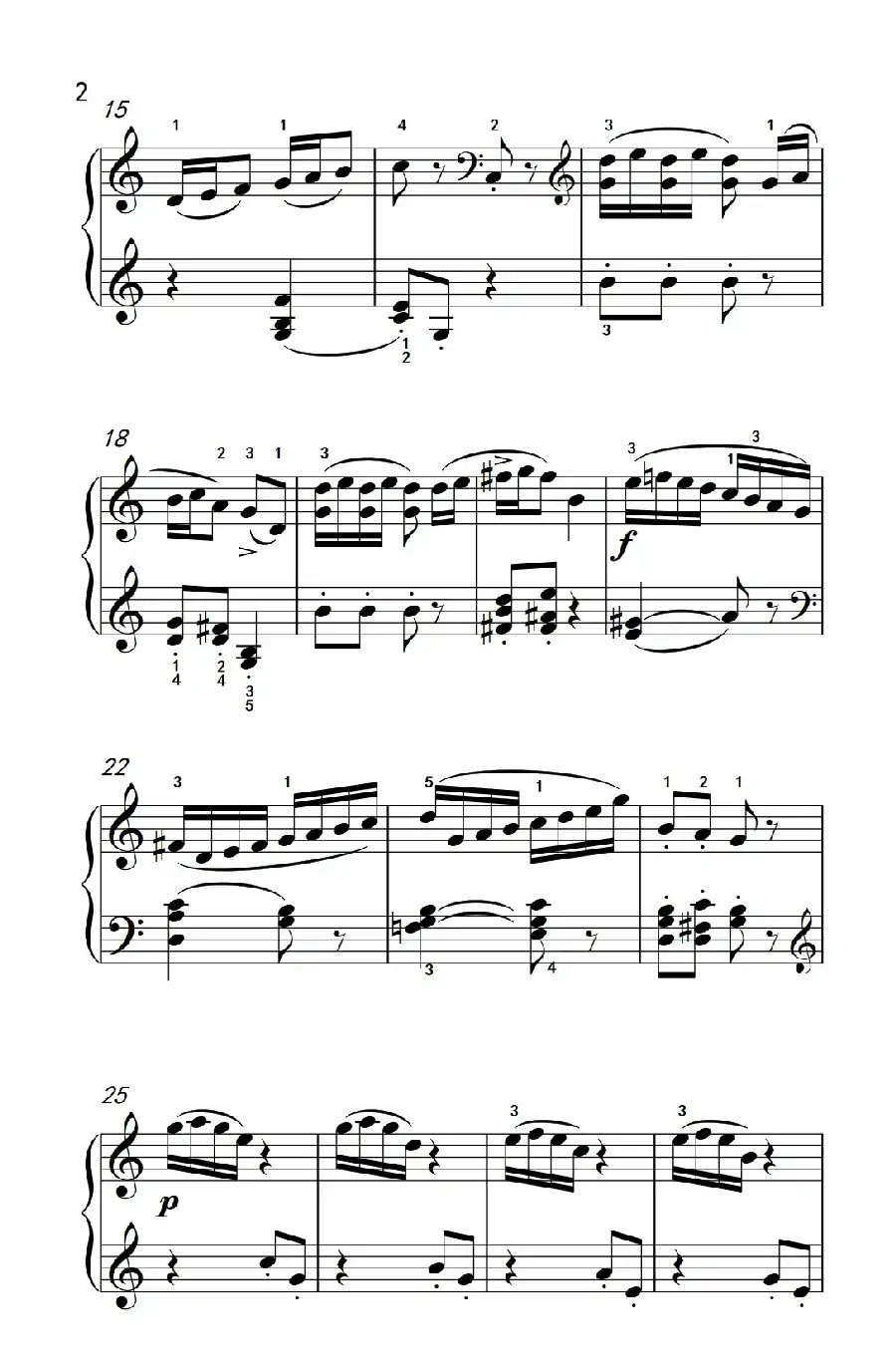 假日的时光（老年大学 钢琴教程 2）