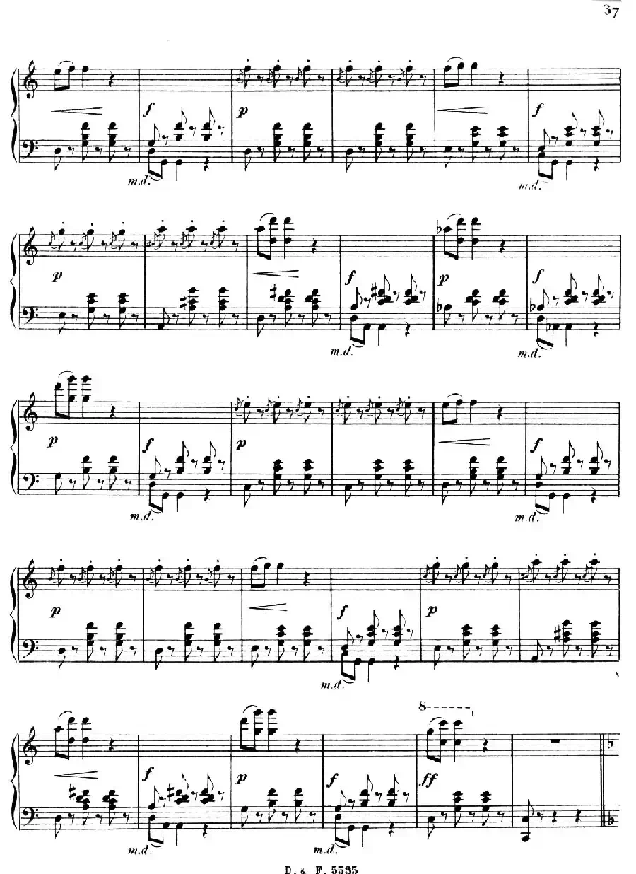 F大调第四圆舞曲 Valse No.4 （Op.90）