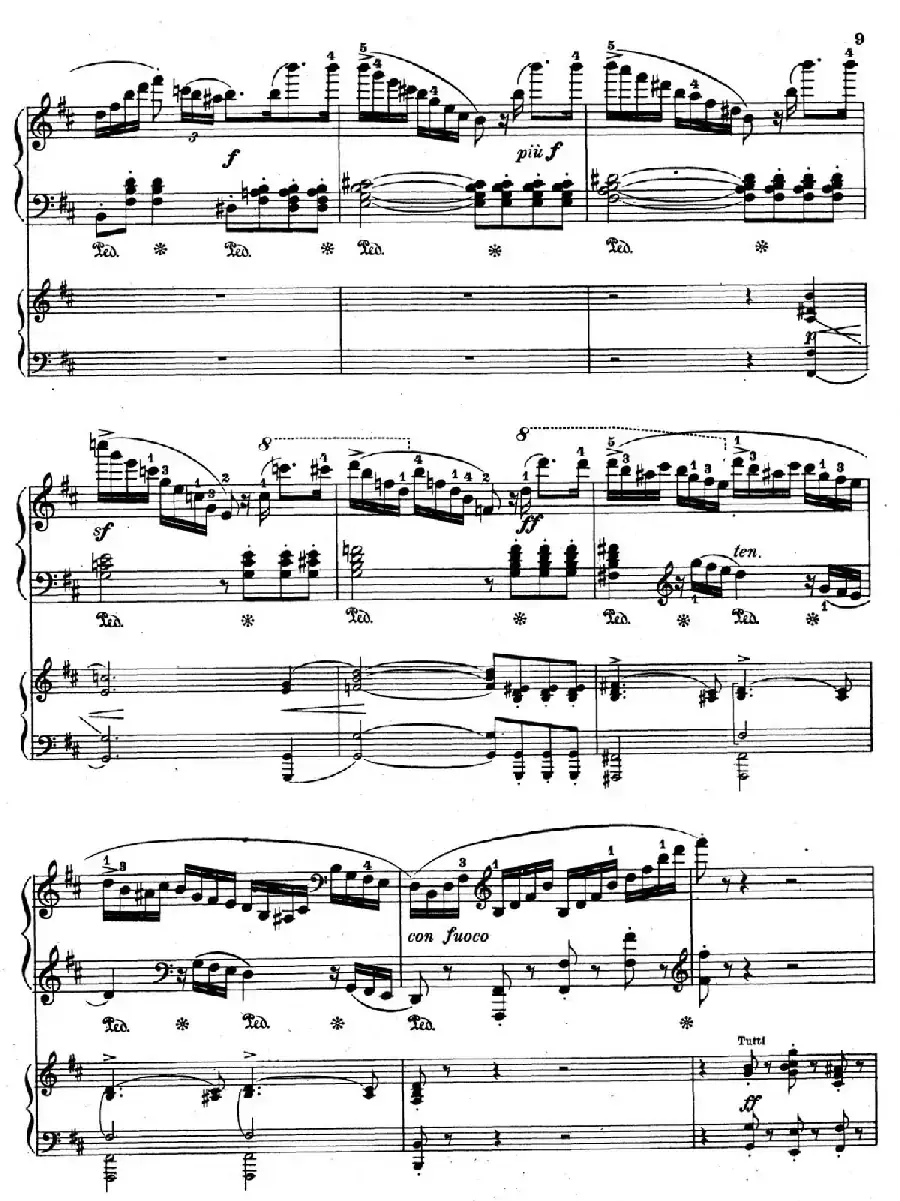 Capriccio Brillante in B Major Op.22（B大调华丽随想曲·双钢琴）