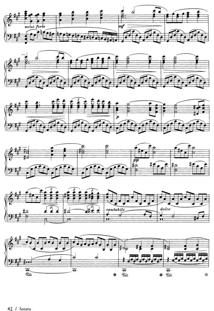 Piano Sonata in F Maj Op·12 （F大调钢琴奏鸣曲·第一乐章）