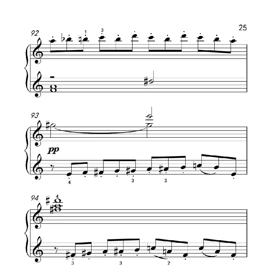 奏鸣曲 Opus 2 Nr.2 第四乐章(贝多芬奏鸣曲集 1)