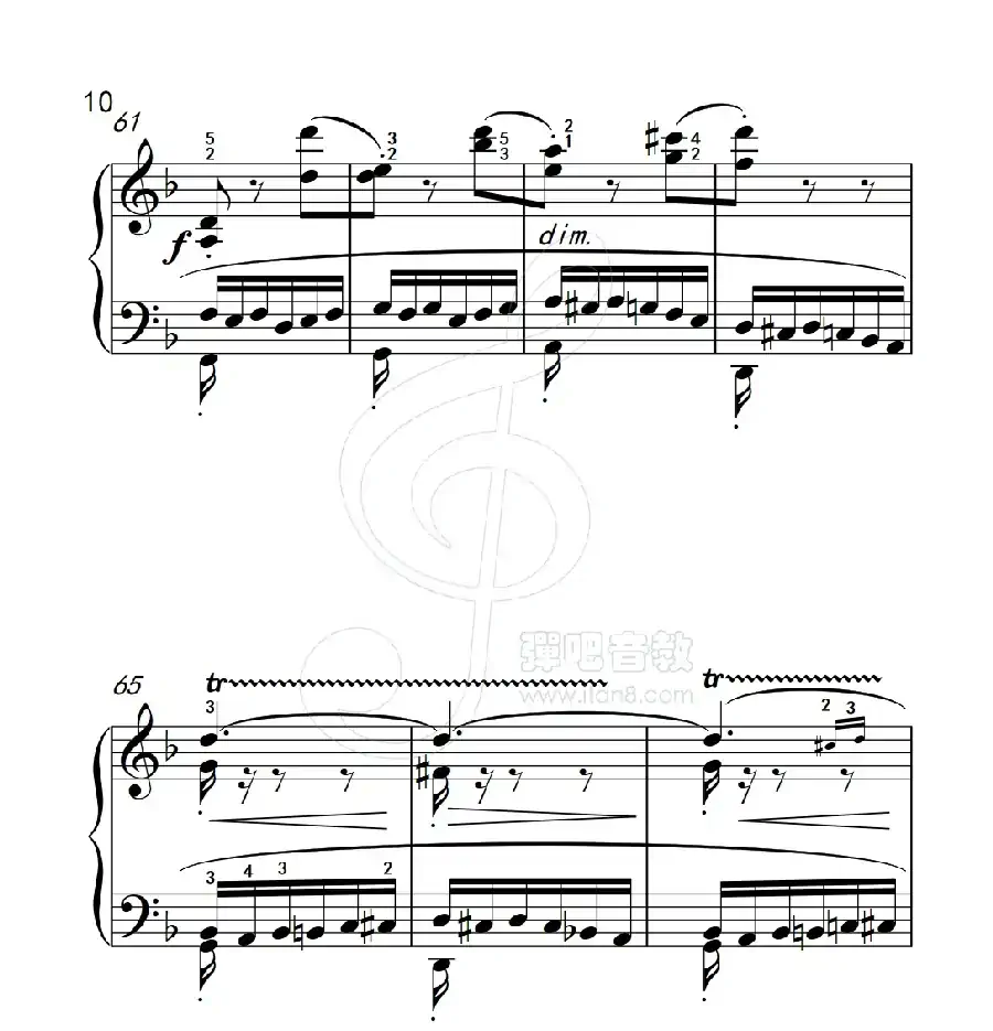 练习曲 39(克拉莫钢琴练习曲60首)