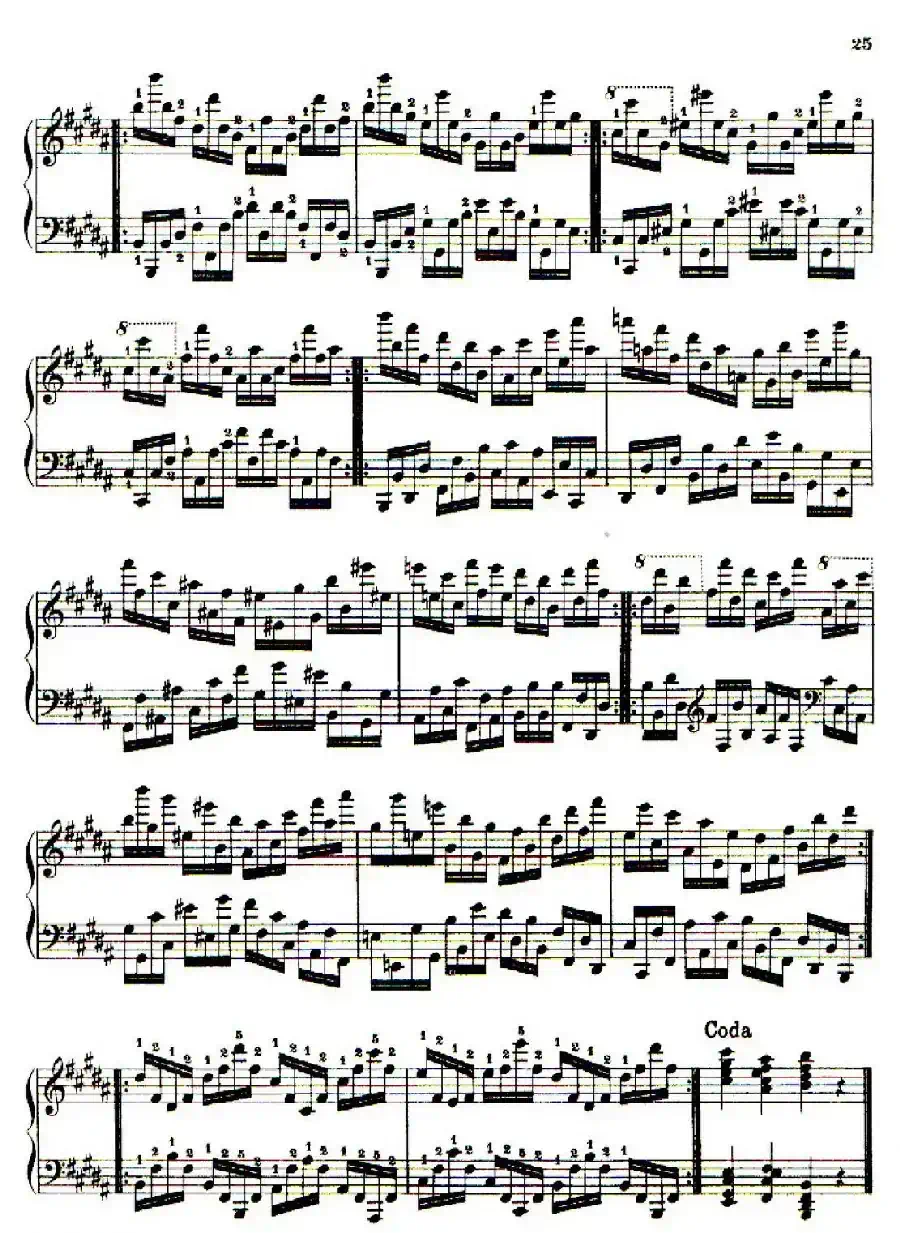 School of the Virtuoso Op.365（60首钢琴高级练习曲·9）