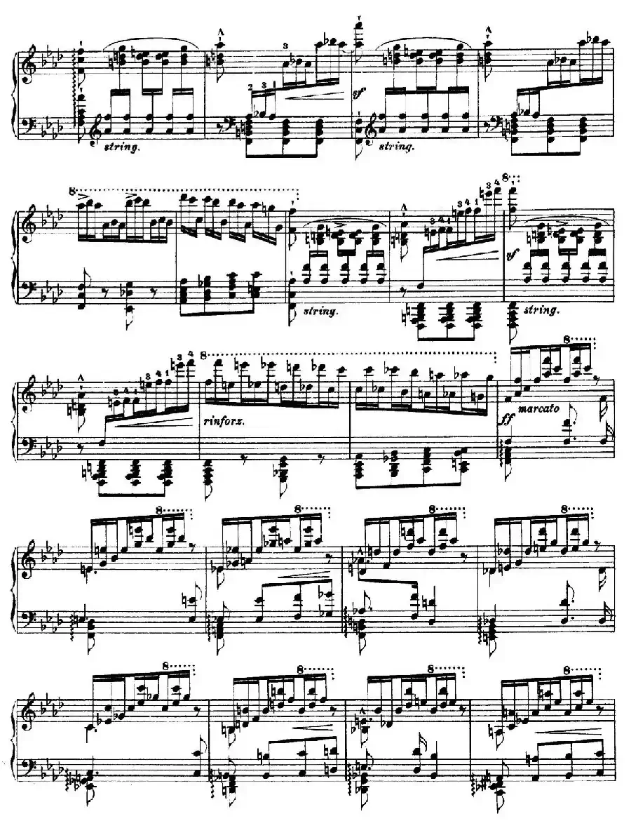 12 Etudes d'execution Transcendante S.139（12首超技练习曲·10）