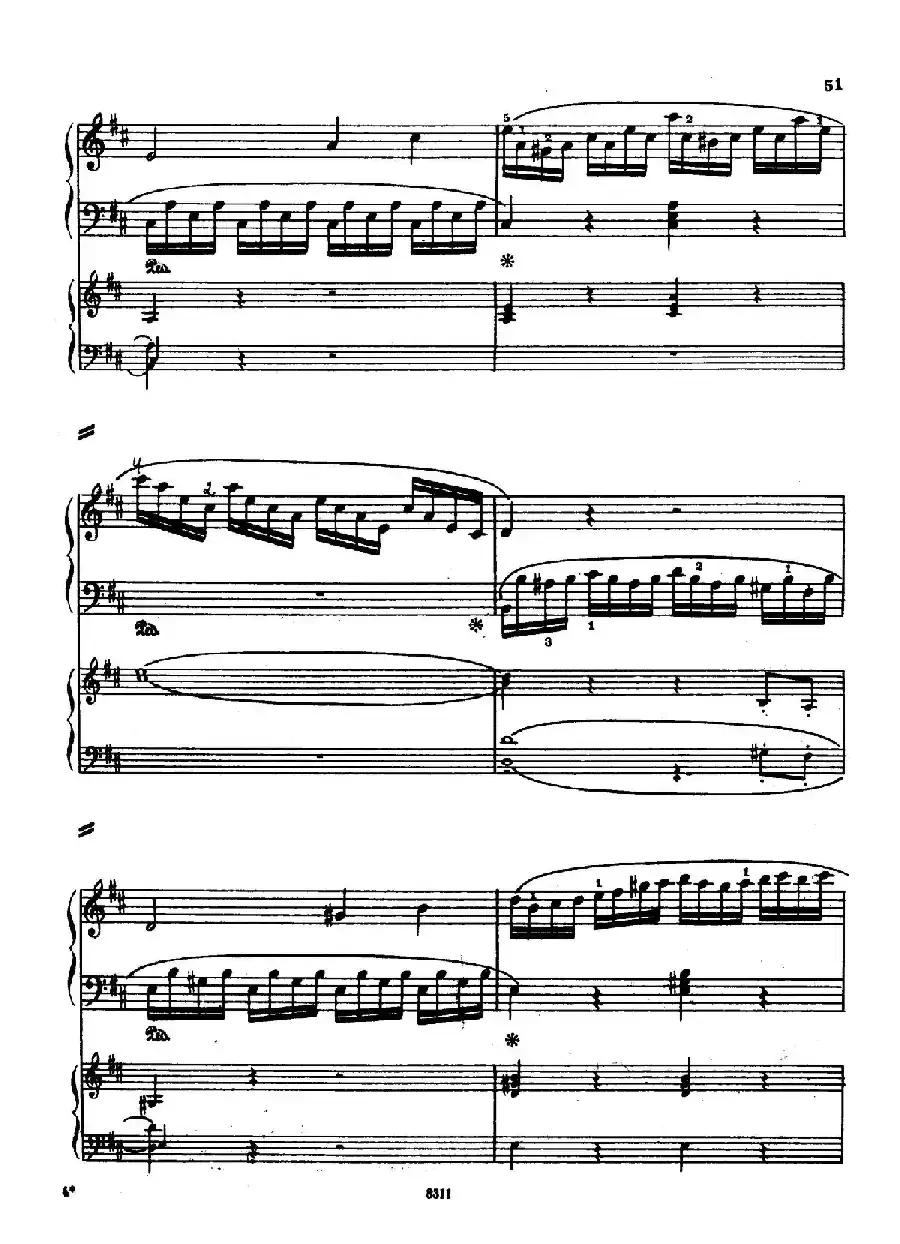 Concerto no 5 K 175 - 2 Piano（Ⅰ）