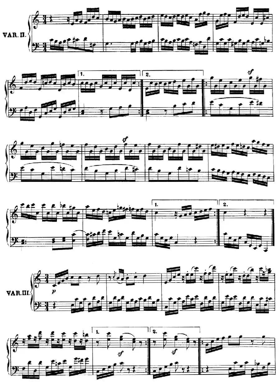 7 Variations in C WoO 78（C大调英国国歌变奏曲）