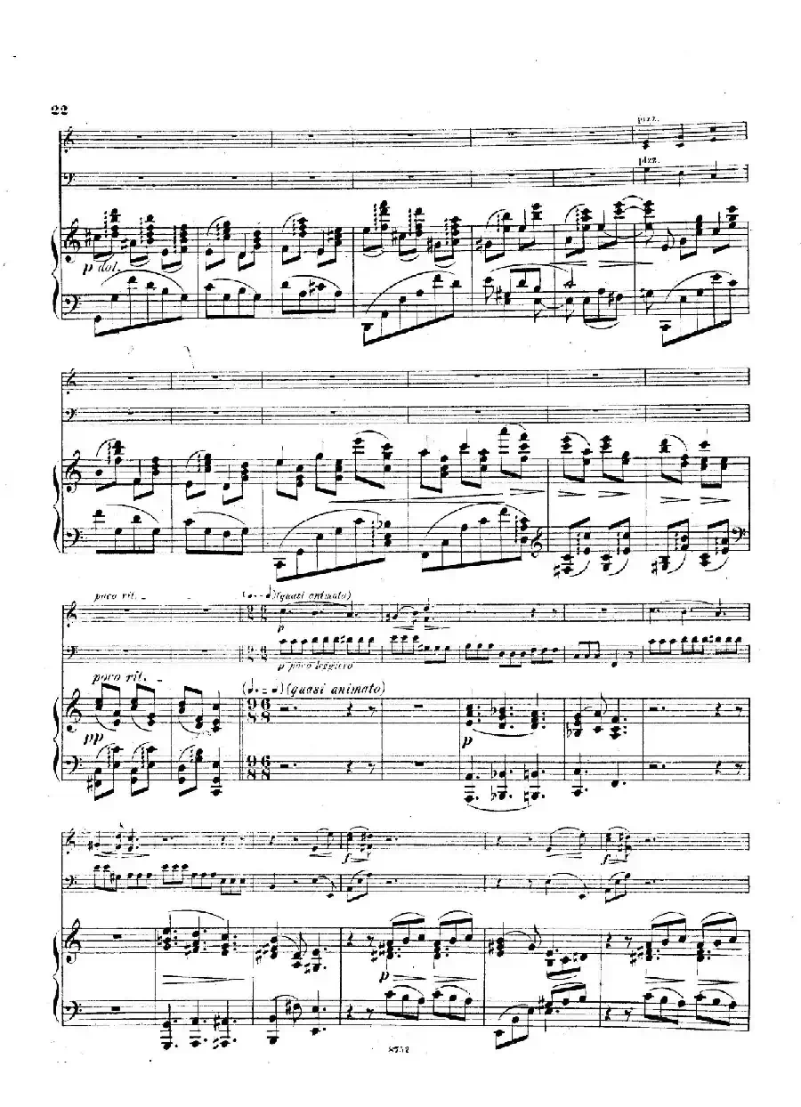 Piano Trio No.3 in c Minor Op.101（c小调第三钢琴三重奏）