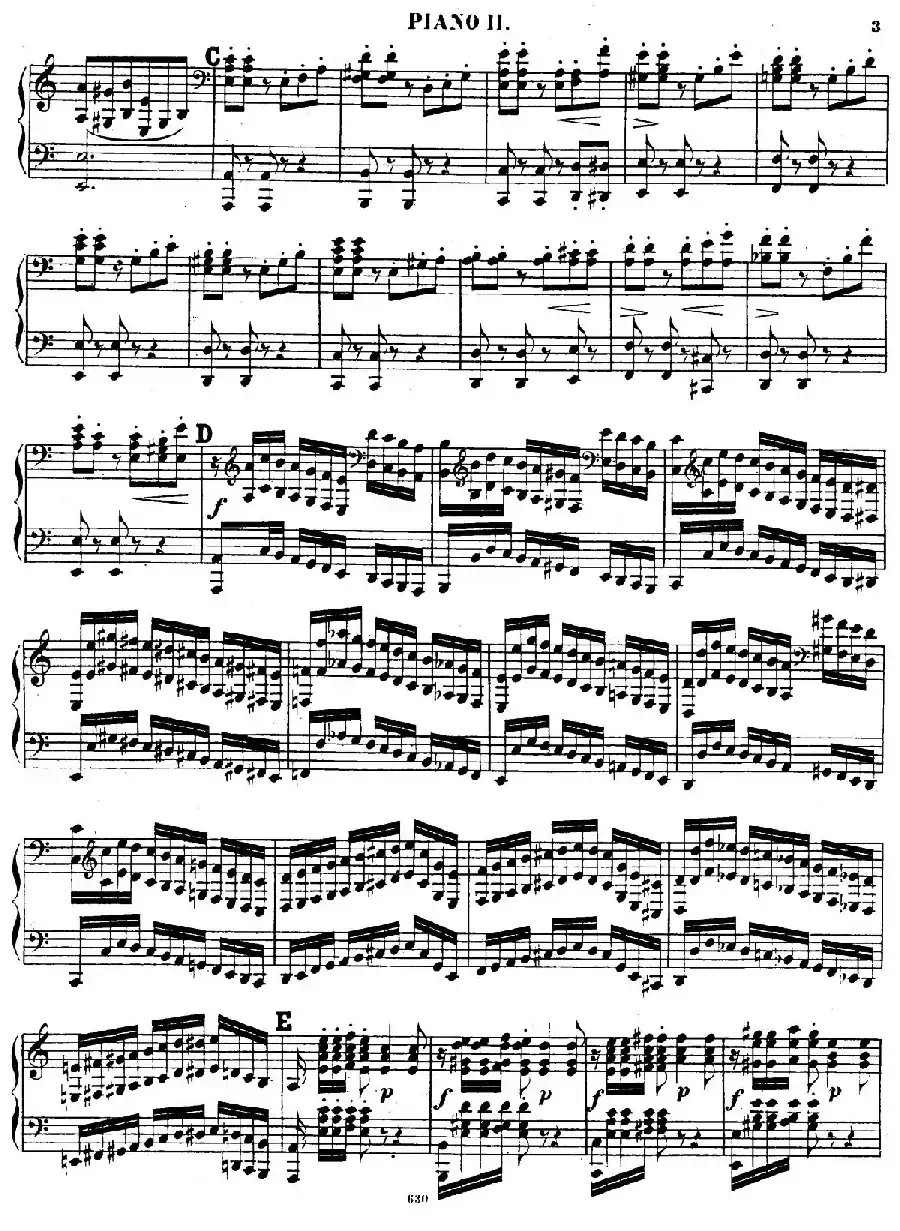 Chaconne for 2 Pianos Op.150（双钢琴第二钢琴）