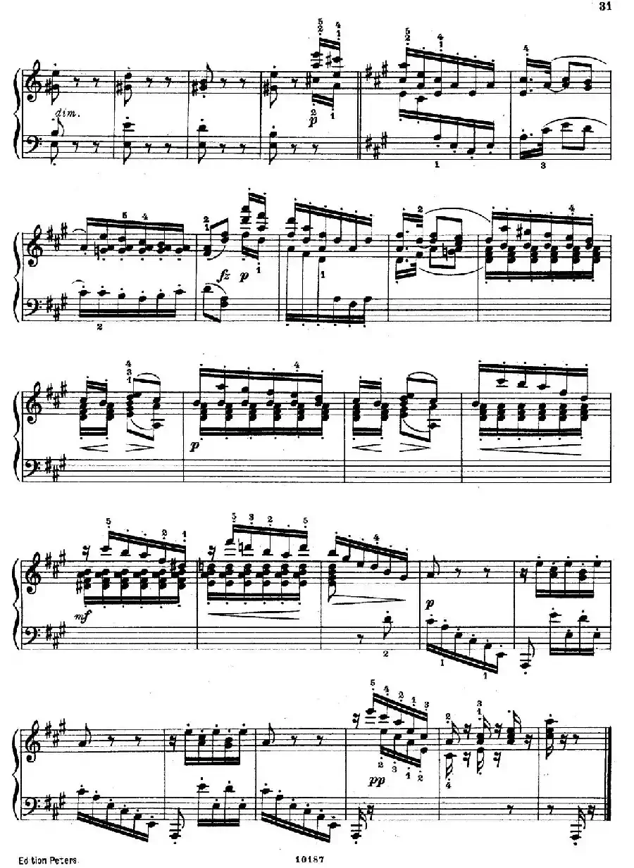 Akvareller Op.19（水彩画 10. 谐谑曲）