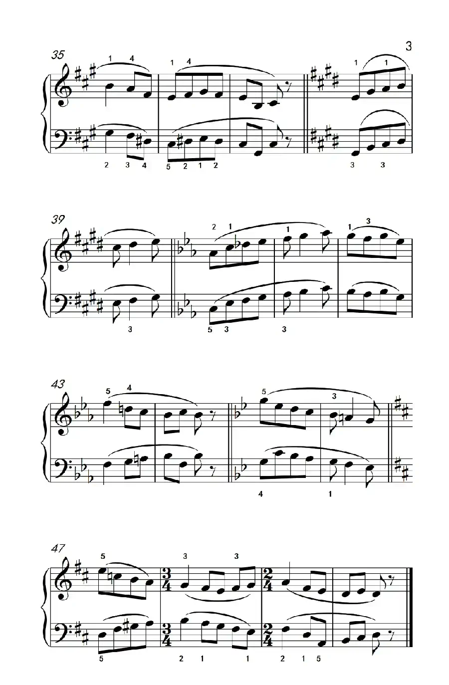 调式串联（巴托克 小宇宙 钢琴教程 4）