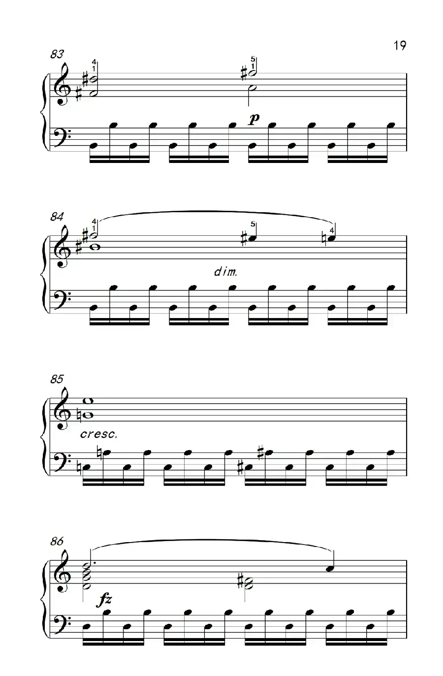 第九级1.C大调奏鸣曲 第一乐章 Hob.XVI 50（中央音乐学院 钢琴（业余）考级教程 7-9级）