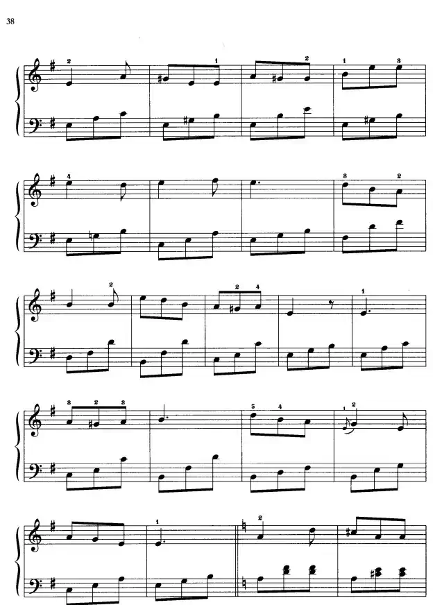 110首中国民歌钢琴小曲集：百宛舞曲