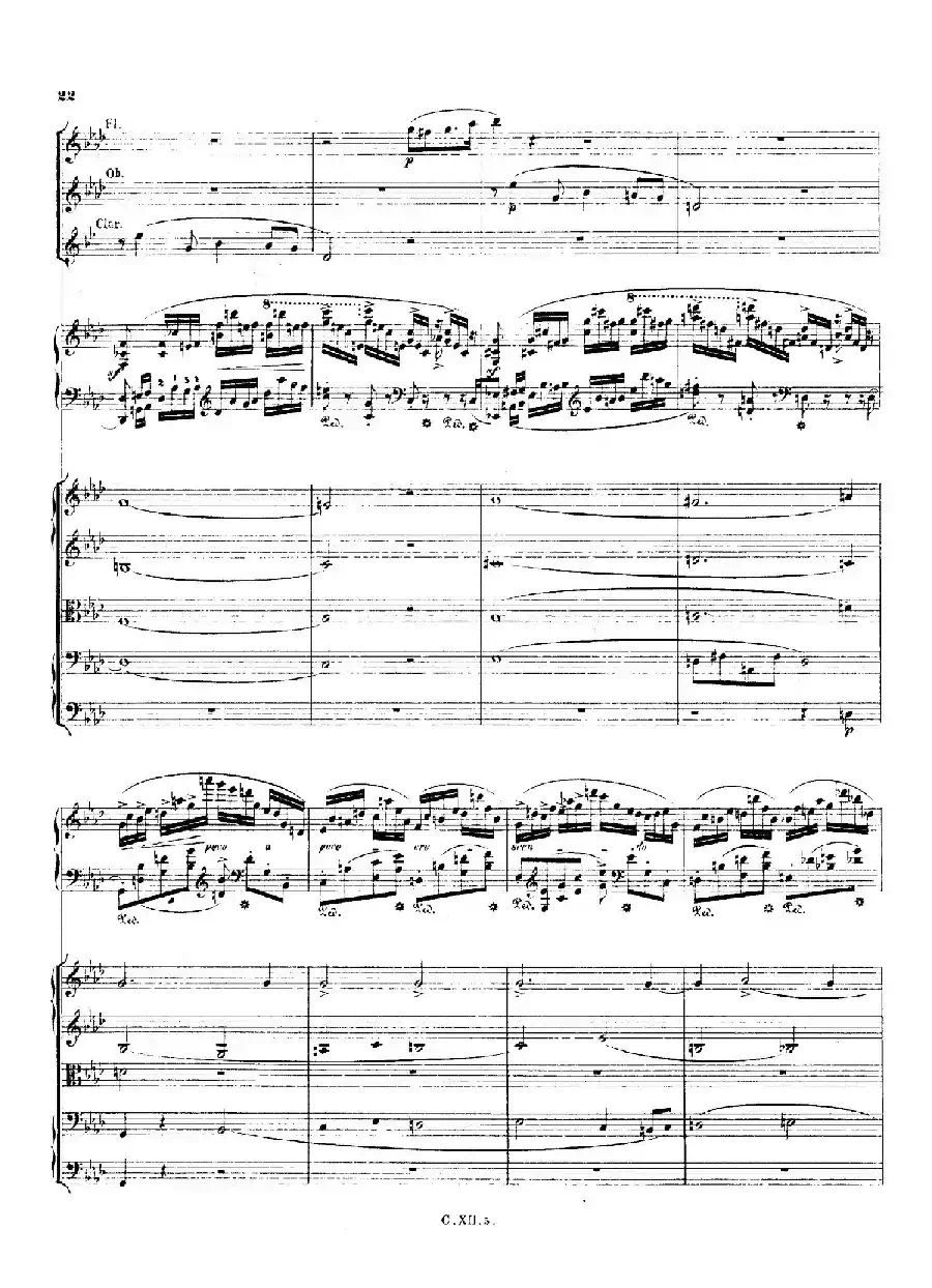 Piano Concerto No.2 in f Minor Op.21（f小调第二钢琴协奏曲·总谱）