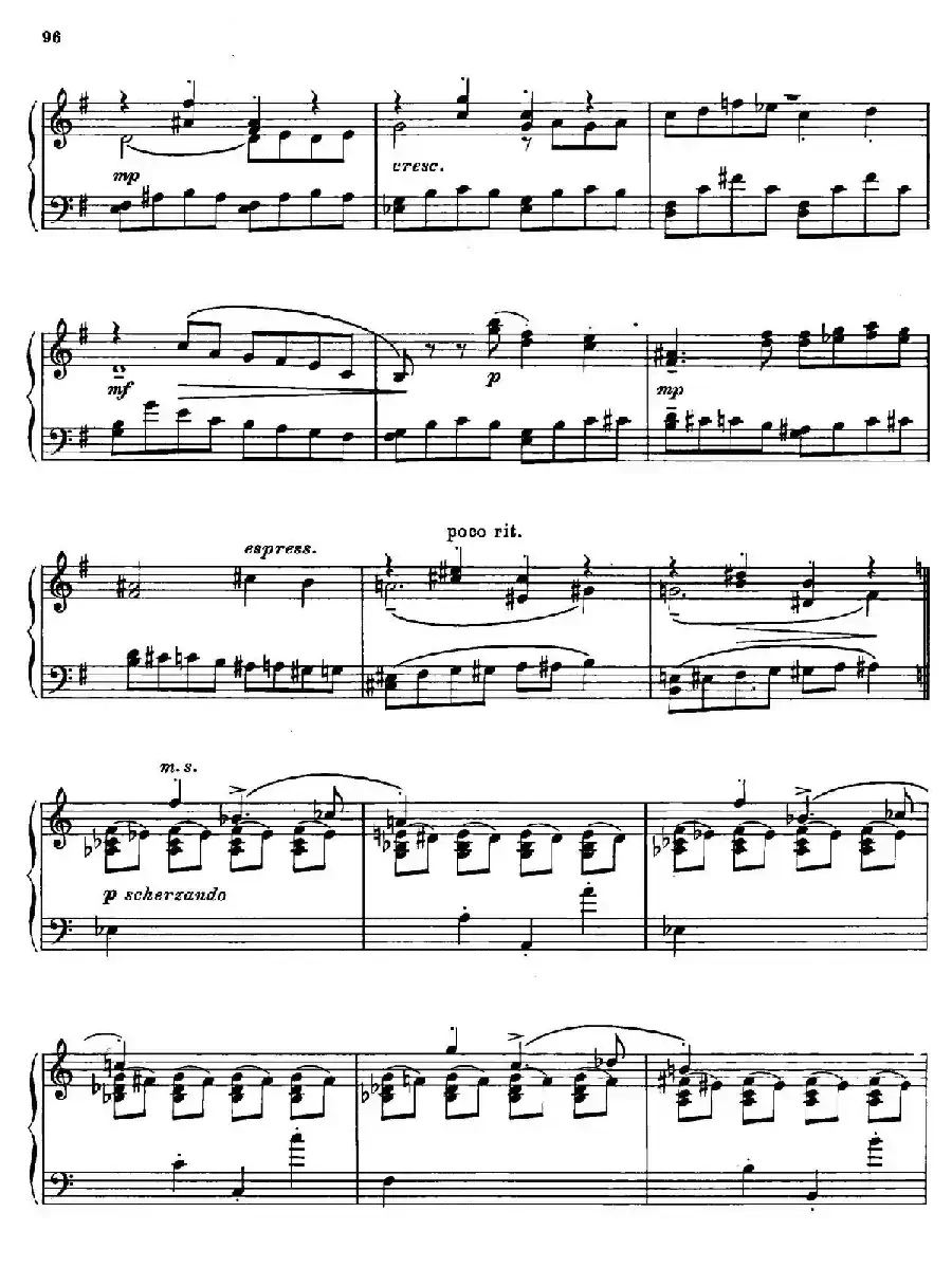 Prokofiev - Ten Pieces Op.12（普罗科菲耶夫-10首小品·5）