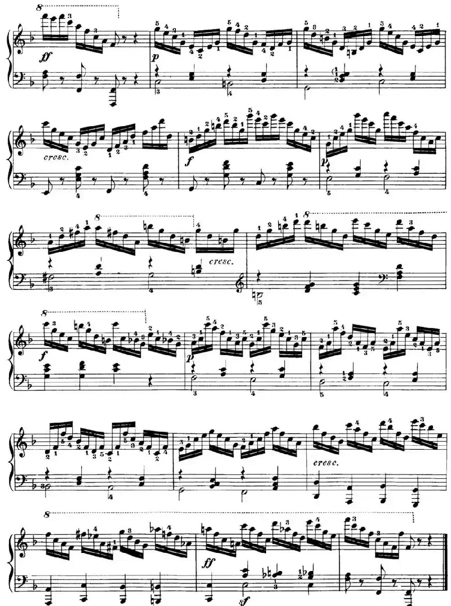 40首车尔尼Op.299钢琴快速练习曲(NO.19)