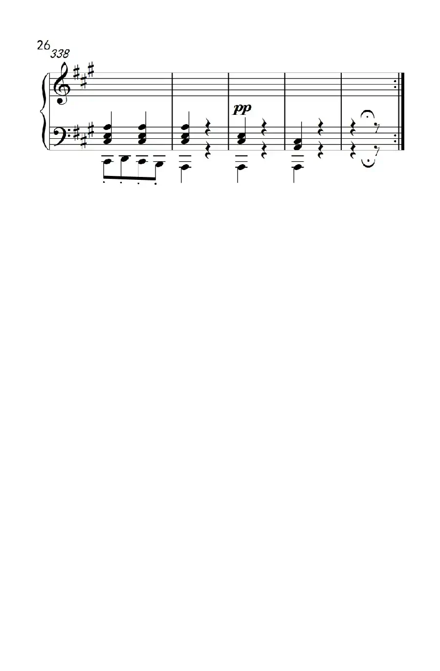 奏鸣曲 Opus 2 Nr.2 第一乐章(贝多芬奏鸣曲集 1)