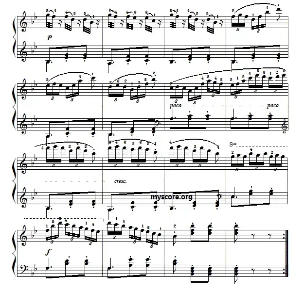 车尔尼（Czerny）849第19首曲谱及练习指导