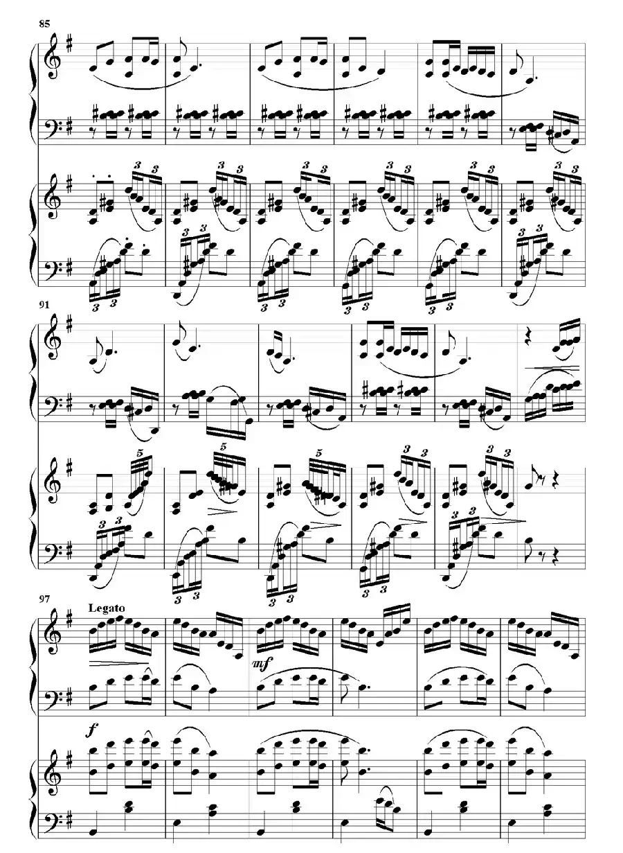 康定情歌（双钢琴重奏曲）