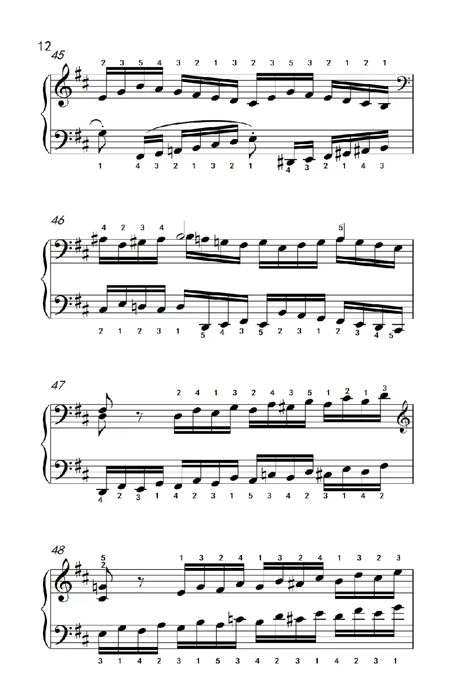 第八级2.练习曲 No.6 （中央音乐学院 钢琴（业余）考级教程 7-9级）