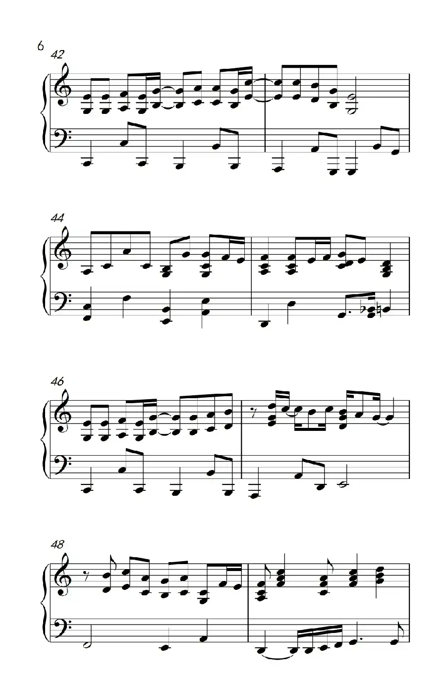 记得(《弹吧音教》制谱版)