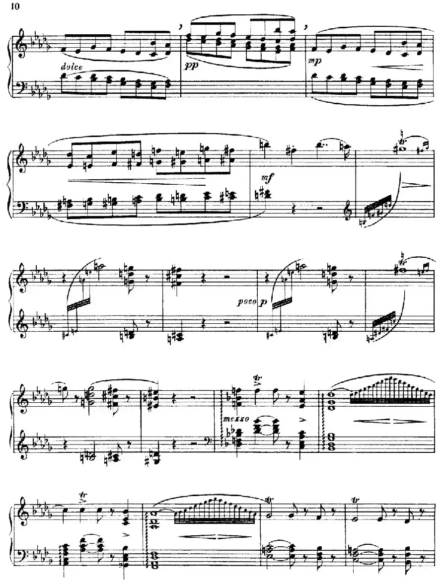 The Flowers（花之组曲）（Op.85.Nr.3-鸢尾）