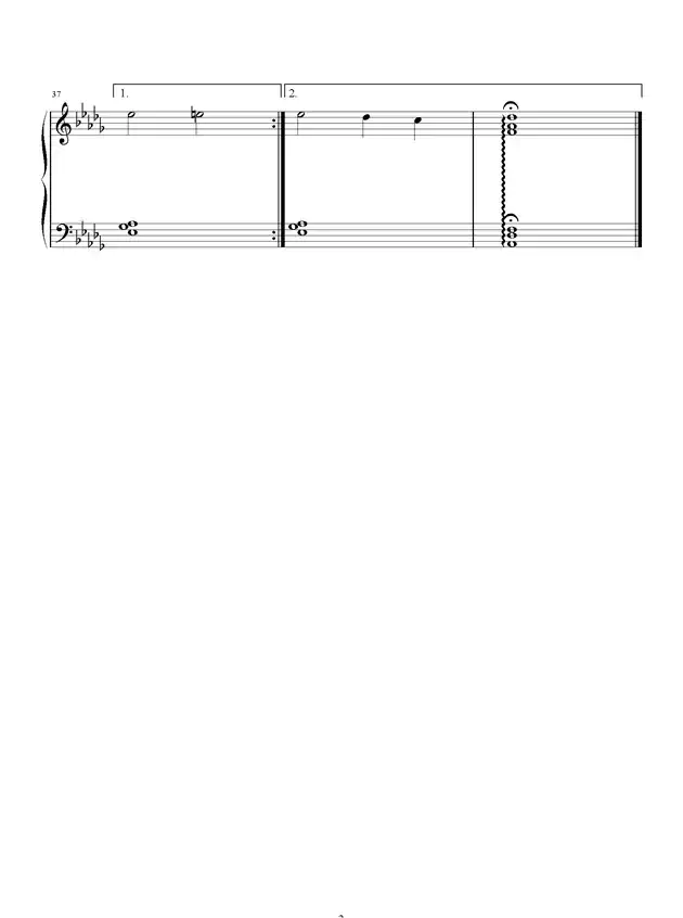 Db大调作曲练习