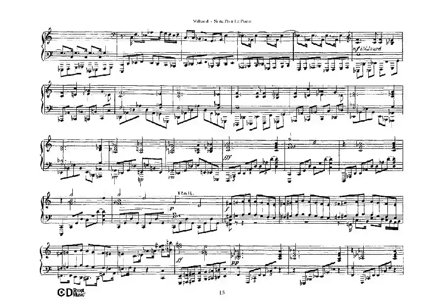Suite Pour Le Piano Op.8（钢琴组曲·Ⅴ）