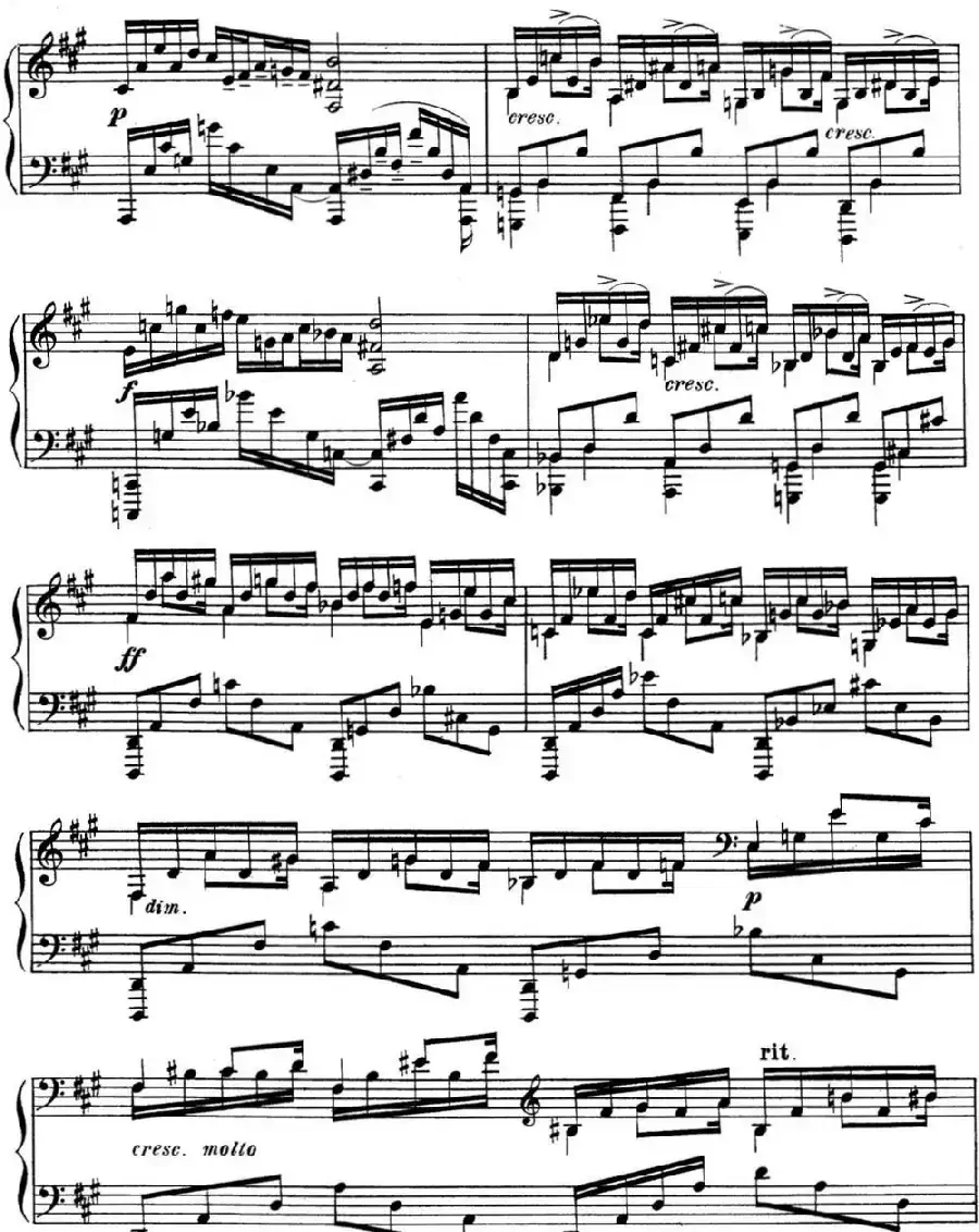 斯克里亚宾 钢琴练习曲 Op.8 No.2 Alexander Scriabin Etudes