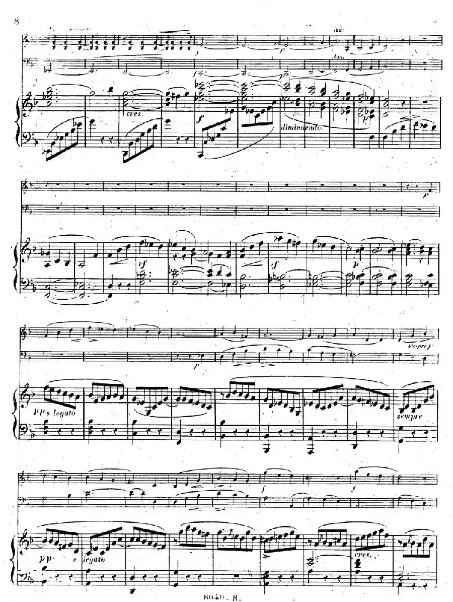Piano Trio No.1 in d Minor Op.49（d小调第一钢琴三重奏·第一乐章）